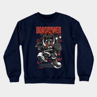 Boar Power Crewneck Sweatshirt